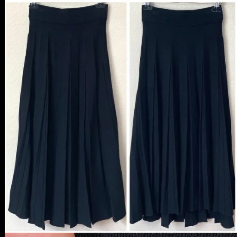 Sezane Black Midi Skirt - Picture 4 of 5